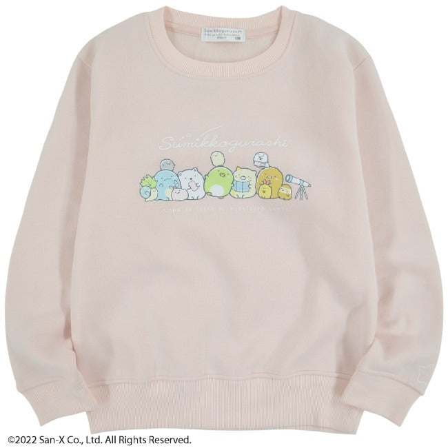 すみっコぐらし トレーナー 裏起毛 キッズ 子供 スウェット サンエックス プリント 長袖 sg7324-611