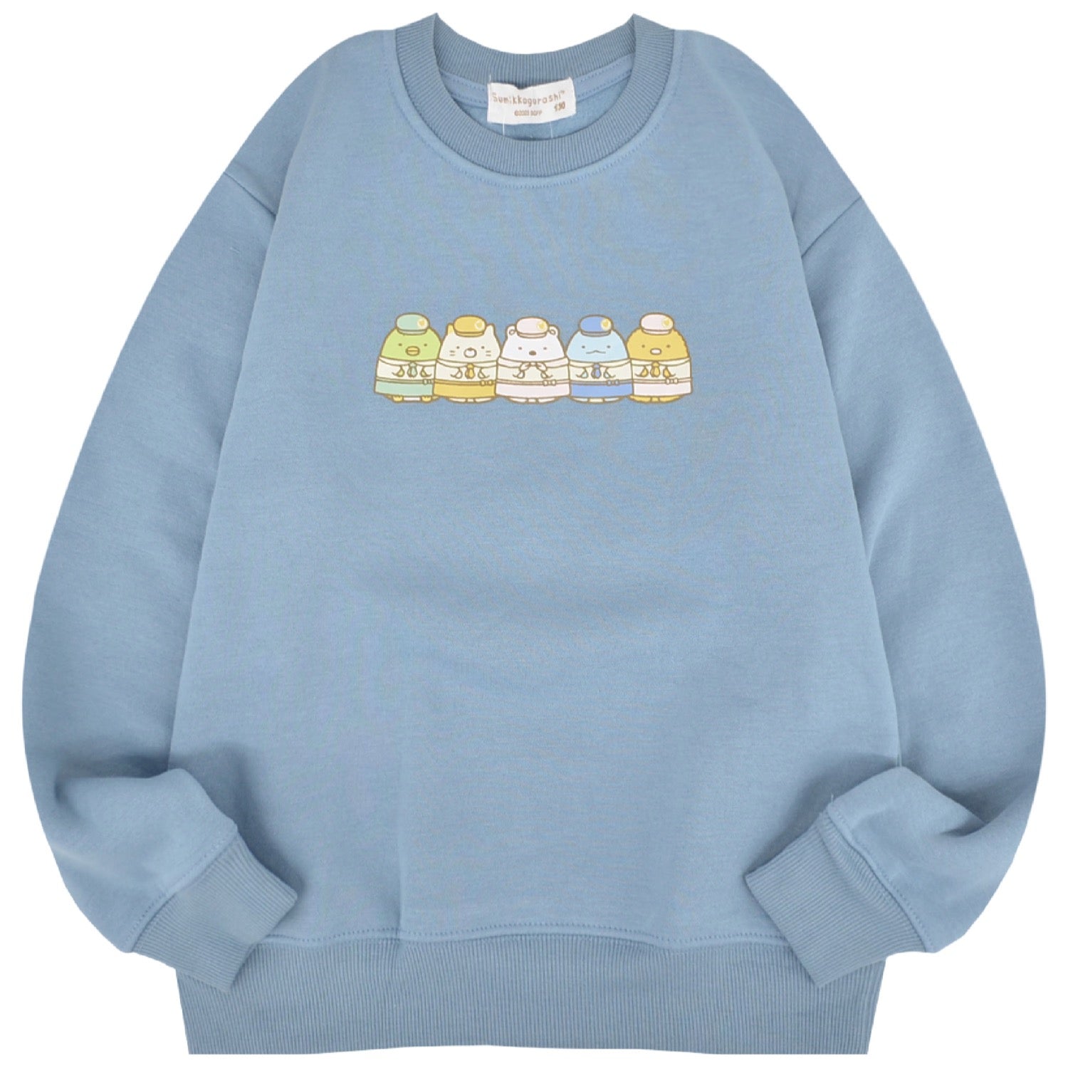 すみっコぐらしトレーナー 裏起毛 キッズ 子供 スウェットプリント 長袖 映画 sg7334-427
