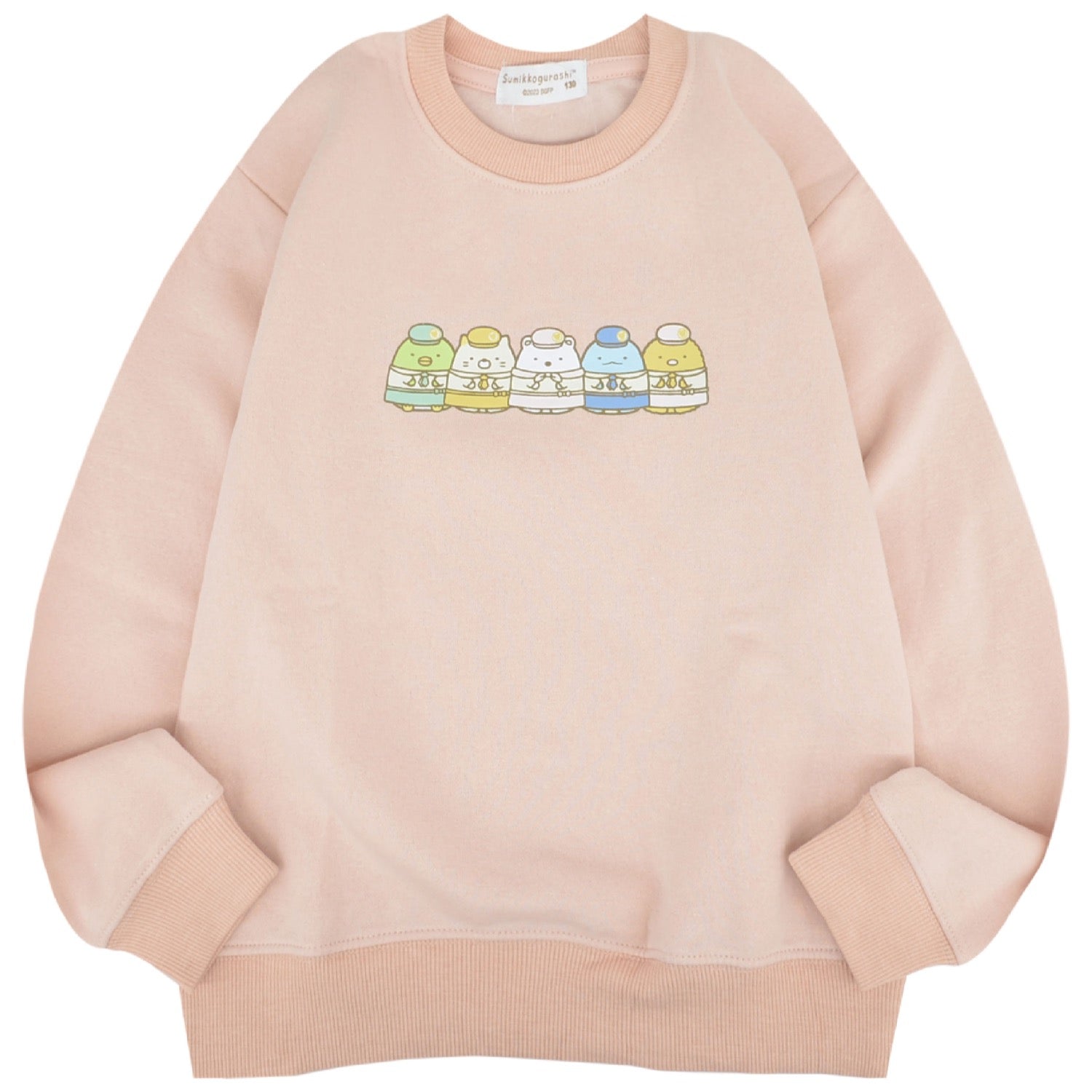 すみっコぐらしトレーナー 裏起毛 キッズ 子供 スウェットプリント 長袖 映画 sg7334-427