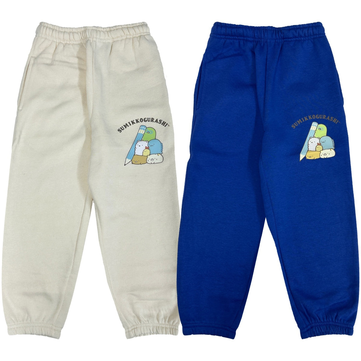 こども キッズ すみっコぐらし 裏起毛 スウェットパンツ プリント あったか 秋冬 子供服 子供 ルームウェア パンツ sg7404-610kd