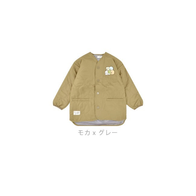 すみっコぐらし サンエックス 子供 キッズ アウター 長袖 キルト 刺繍 冬 防寒 San-X sg7824-618
