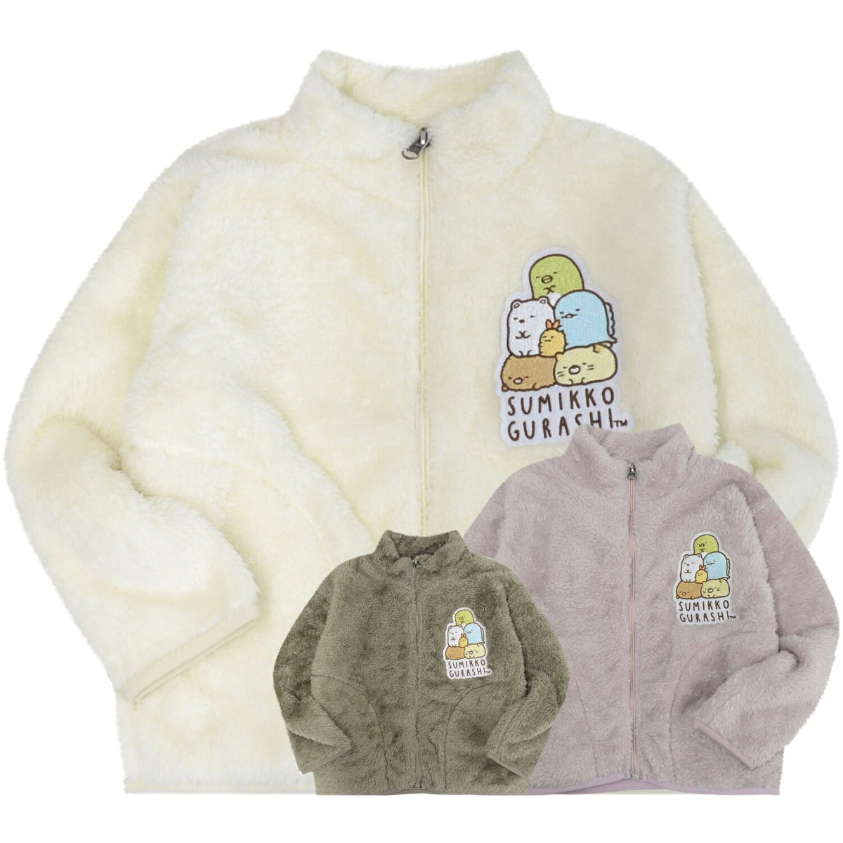 キッズ 子供 子供服 こども すみっコぐらし アウター 上着 ボアジャケット ボア 冬 あったか キャラクター sg7834-516