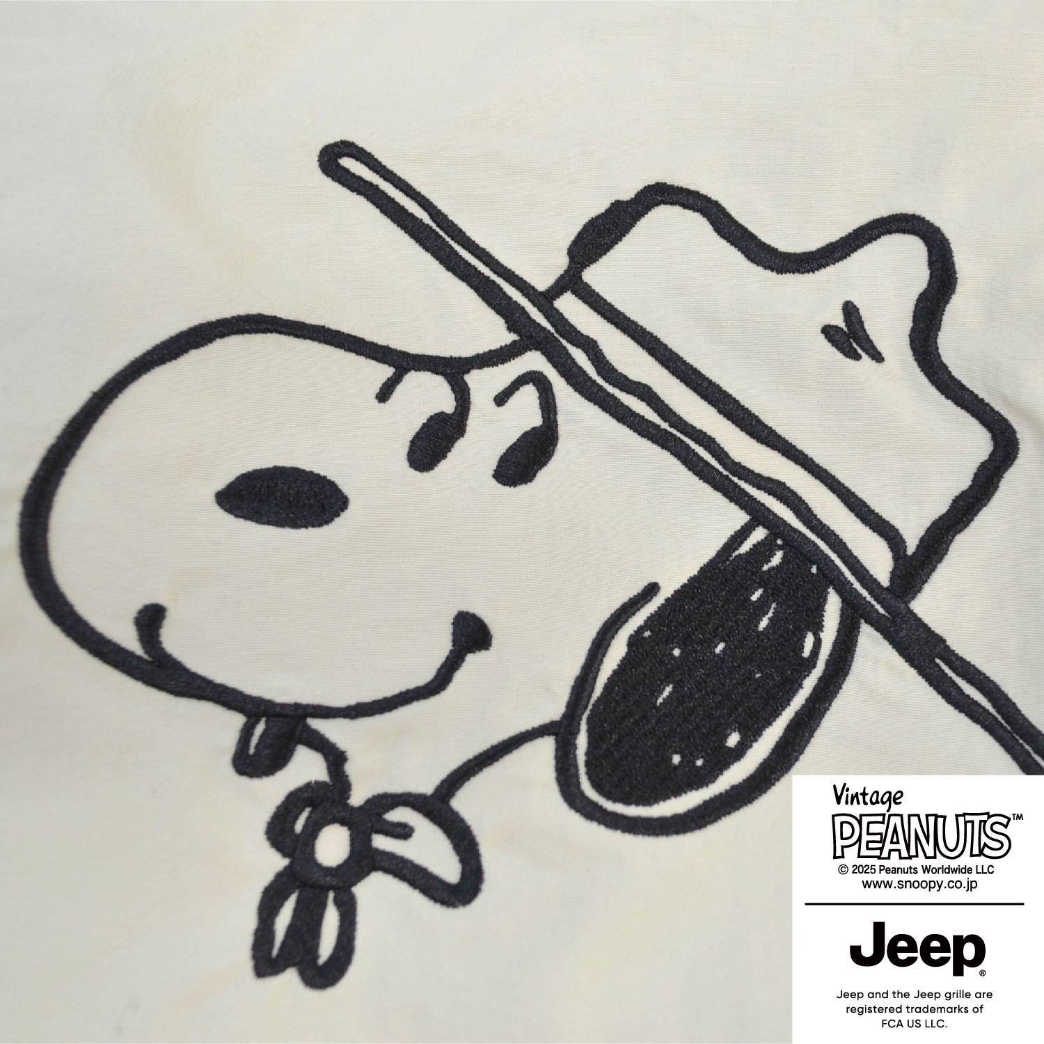 スヌーピー Jeep® マウンテン パーカー 長袖 切替 ポケッタブル 刺繍 SNOOPY PEANUTS sjp1843-58