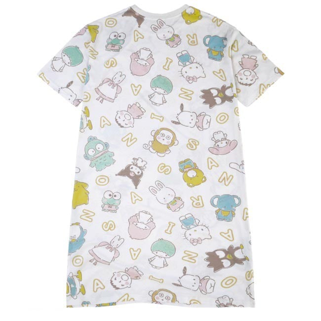 サンリオキャラクターズ 総柄 Tシャツ ワンピース sm1132-25