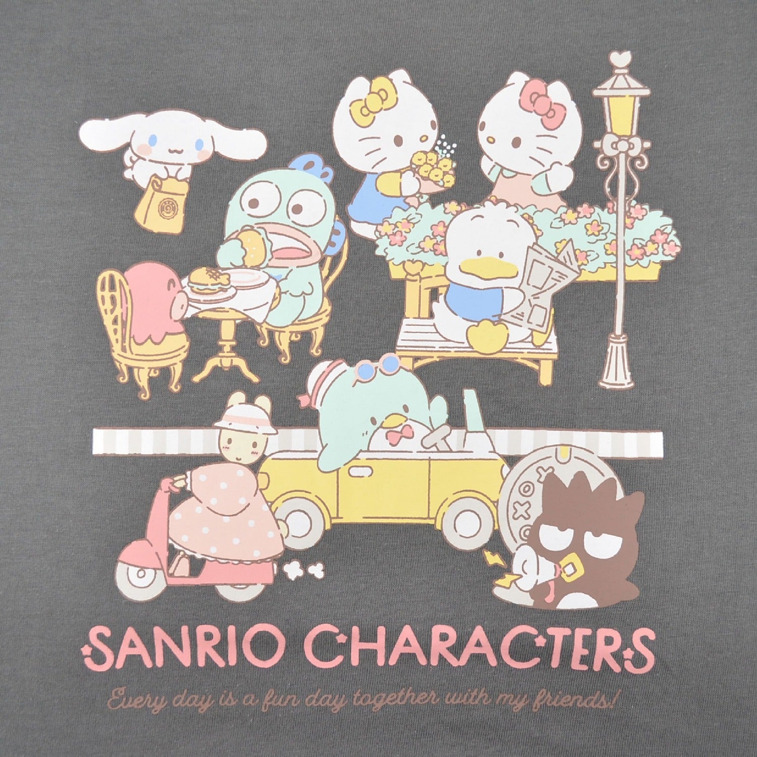サンリオ キャラクターズ Tシャツ 半袖 プリント トップス メンズ レディースズ レディース sm1152-190