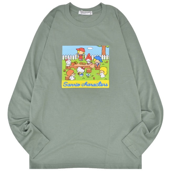 サンリオ キャラクターズ Tシャツ 長袖 ロンT プリント メンズ レディース sm1243-36