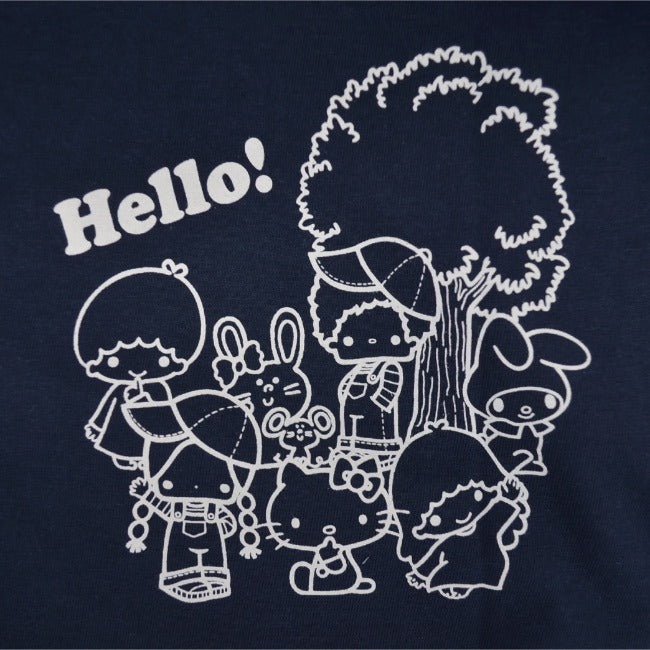 サンリオ キャラクターズ Tシャツ 長袖 ロンT プリント メンズ レディース sm1243-36