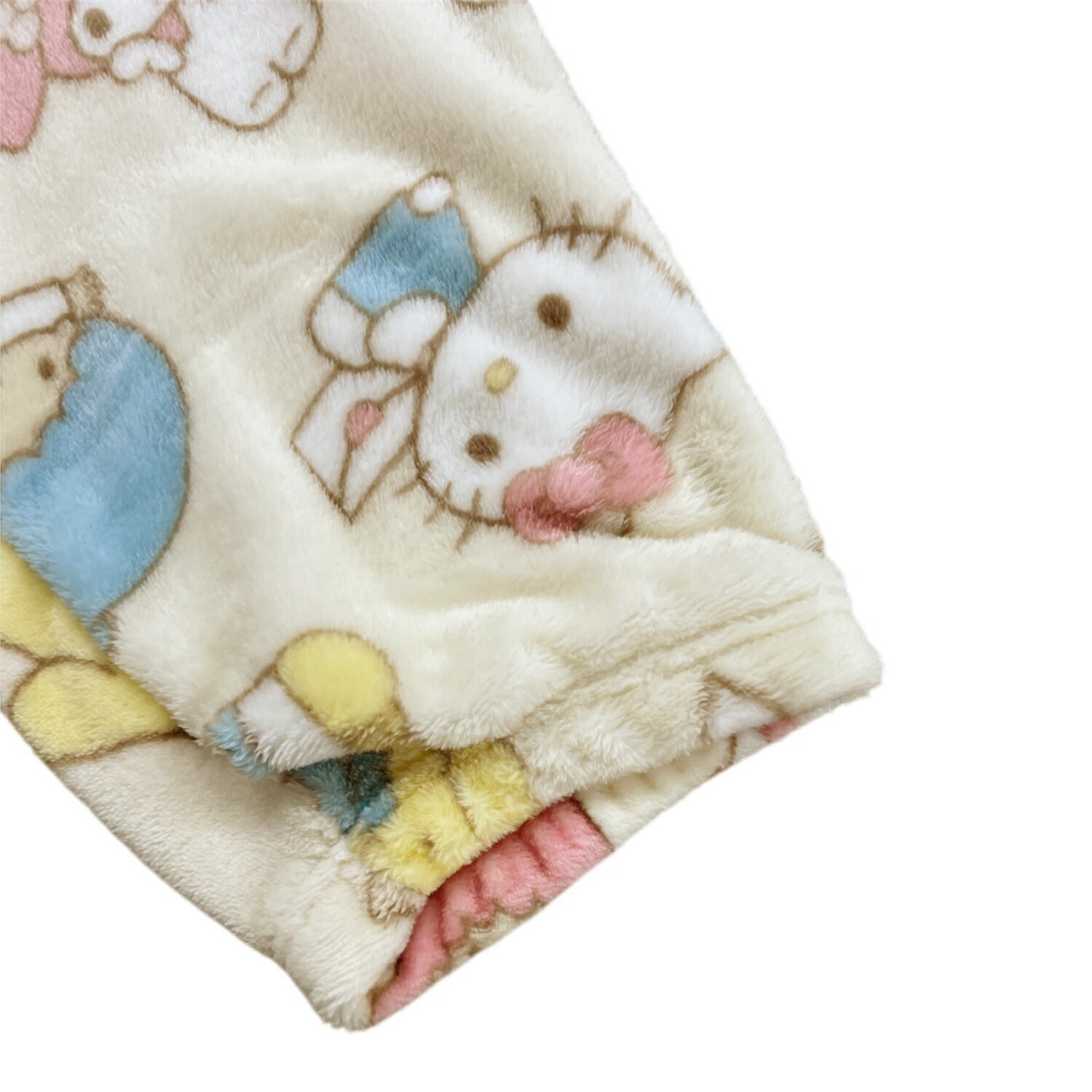 サンリオキャラクターズ 総柄 プリント ボア フリース ルームウェア パジャマ 上下セット sm1654-143