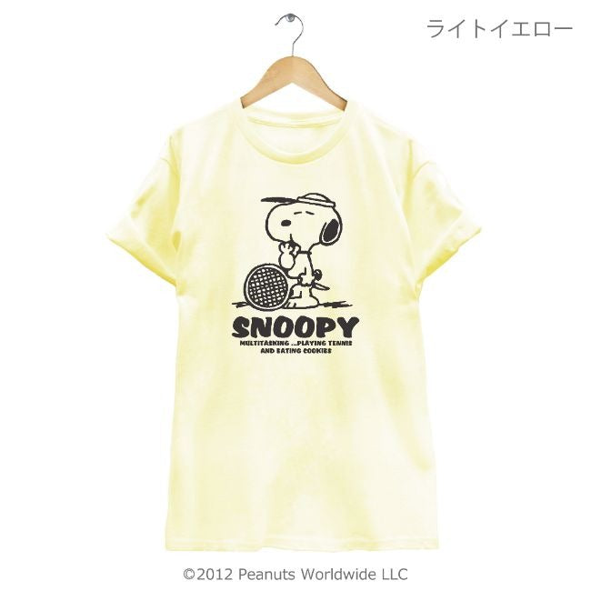 スヌーピー SNOOPY PEANUTS 半袖 Tシャツ テニス スポーツ オリンピック Olympic 多色展開 レディース メンズ S M L LL 綿 ギフト プリント 男女兼用 親子 お揃い sn1-050