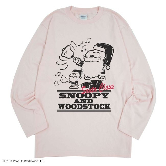 スヌーピー クリスマス サンタ プレゼント ギフト 長袖 Tシャツ sn2-020cdm