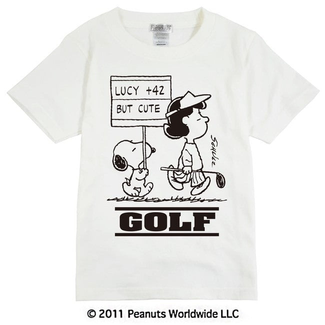スヌーピー 仲間 ルーシー ゴルフ スポーツ 半袖 Tシャツ 子供服 男の子 女の子 110 130 150 sn6-045