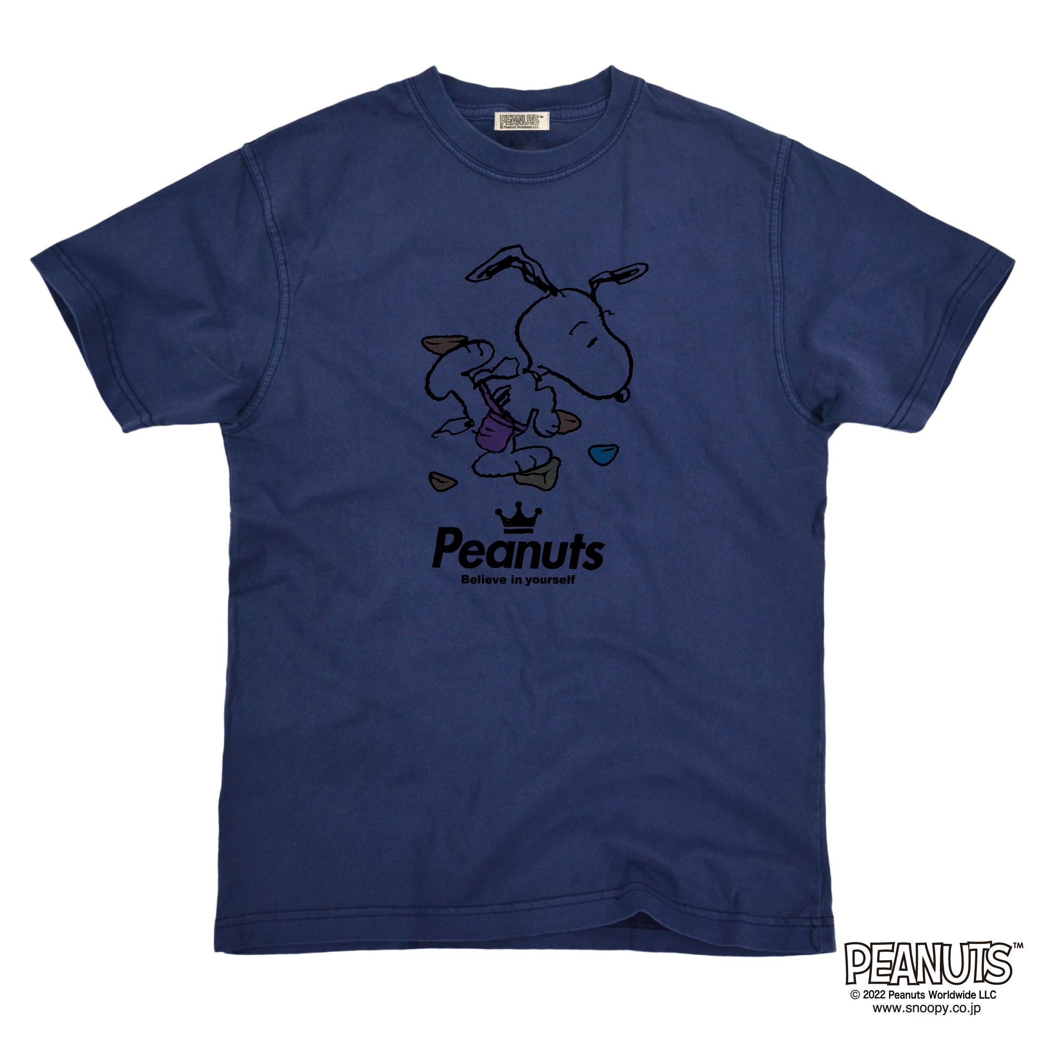 スヌーピー ピグメント 半袖 Tシャツ ボルダリング 学園祭 文化祭 学祭 プレゼント ギフト 応援 観戦 サークル 部活 ユニフォーム メンズ レディース SNOOPY BIG 大きい サイズ S M L LL 3L 4L spc-br1