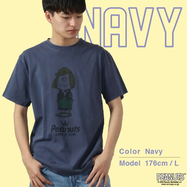 ペパーミント パティ スヌーピー Tシャツ 半袖 スヌーピー 友達 SNOOPY グッズ キャラクター 登場 人物 Peppermint Patty メール便 SPC-LM-16