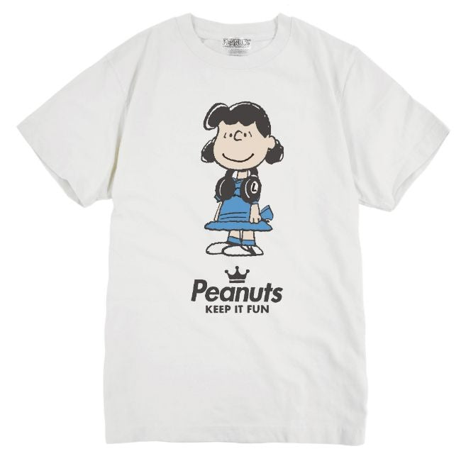 ルーシー スヌーピー Tシャツ 半袖 スヌーピー 友達 SNOOPY グッズ キャラクター 登場 人物 Lucy ルーシー・ヴァン・ペルト Lucy Van Pelt メール便 SPC-LM-7