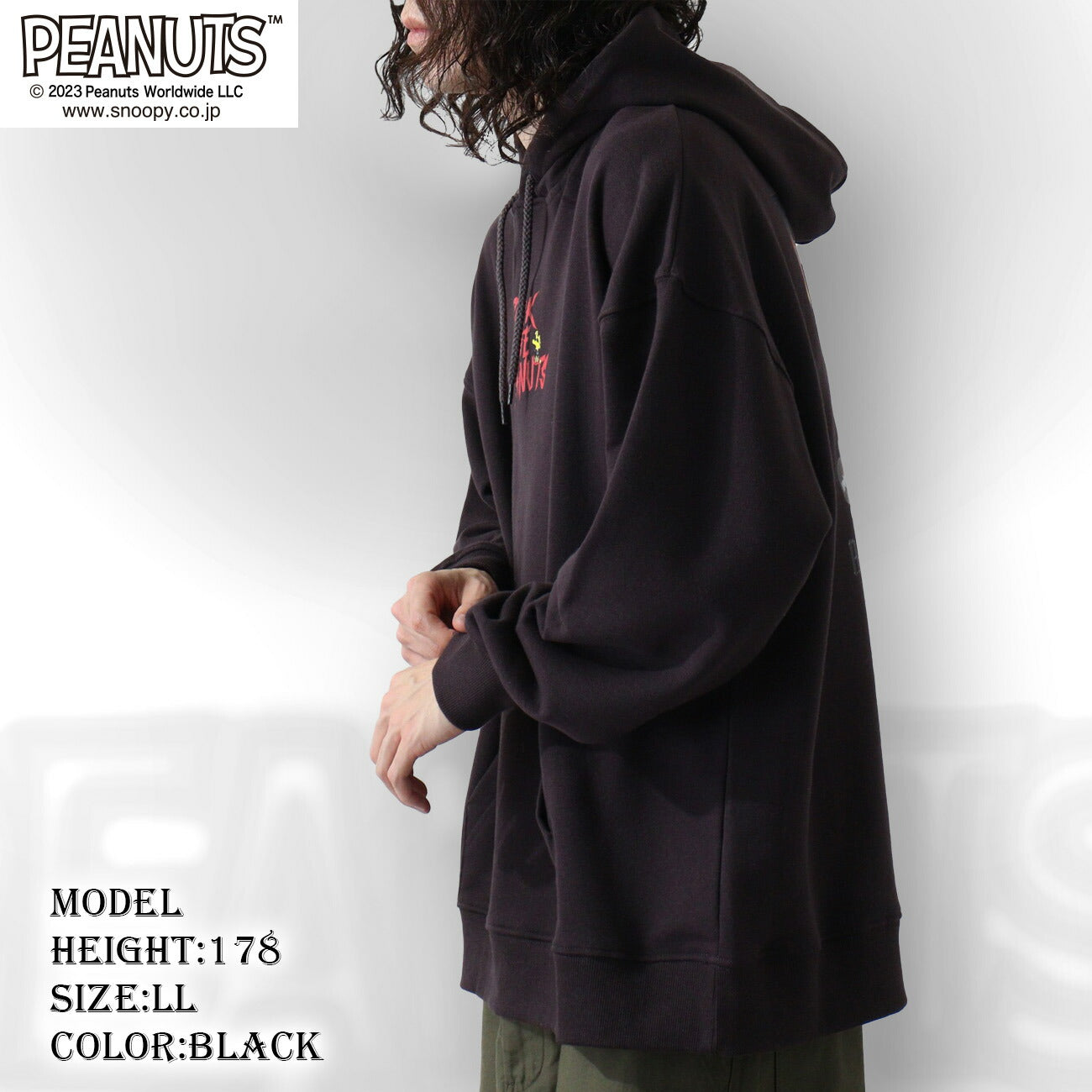 スヌーピー ピーナッツ 裏毛 パーカー ロックオンスヌーピー トレーナー 秋冬 バンド snoopy spc-rb-005