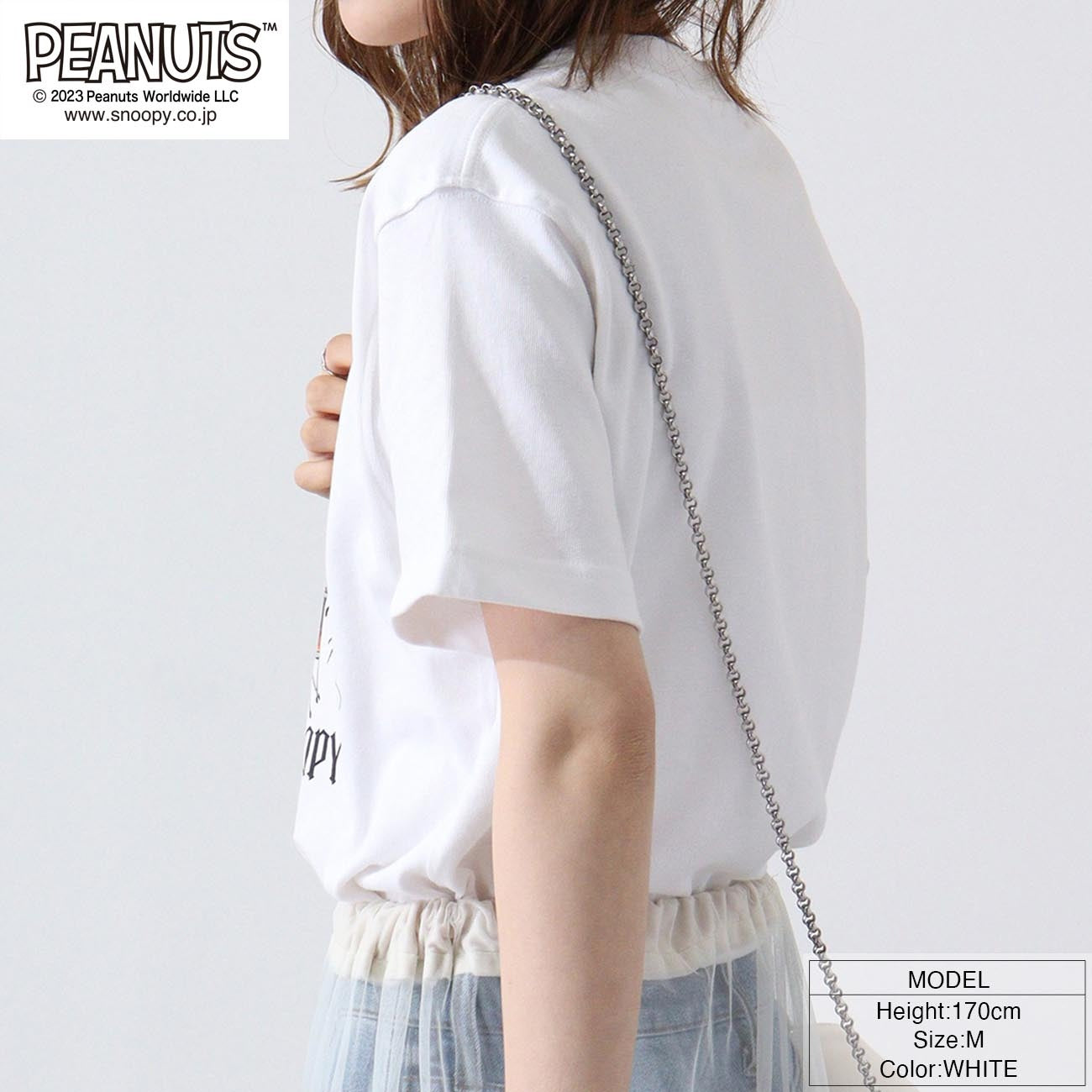 スヌーピー ピーナッツ 半袖 ロックオン スヌーピー オラフ Tシャツ春夏秋 バンド snoopy PEANUTS spc-rb-007