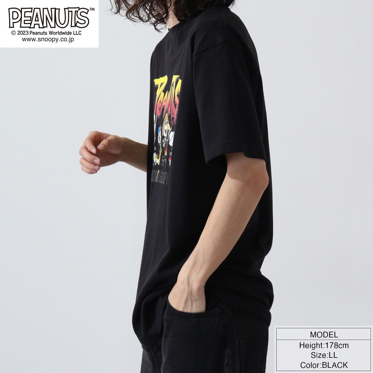 スヌーピー ピーナッツ 半袖 ロックオン スヌーピー オラフ Tシャツ春夏秋 バンド snoopy PEANUTS spc-rb-007