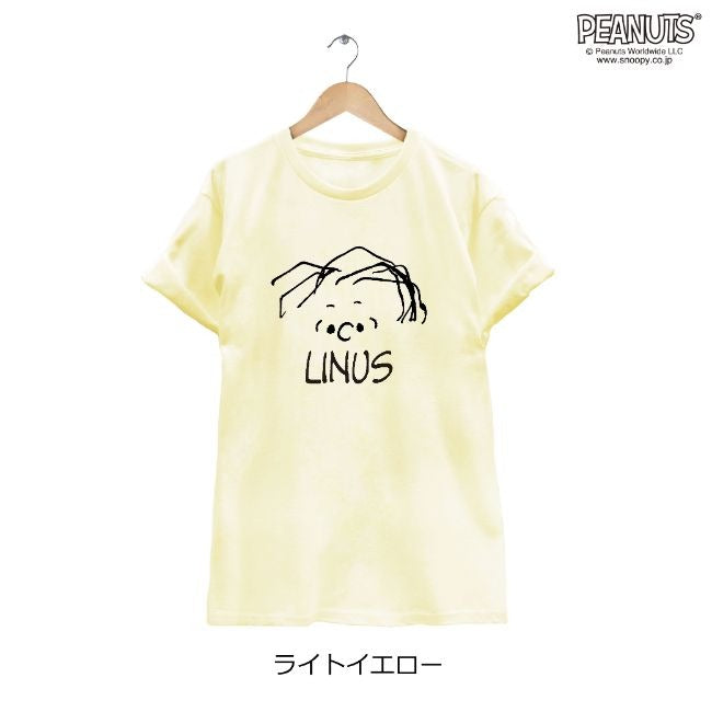 スヌーピー SNOOPY PEANUTS ライナス linus 半袖 Tシャツ メンズ レディース キャラクター S M L LL 綿 フェイスプリント spc119-06-d