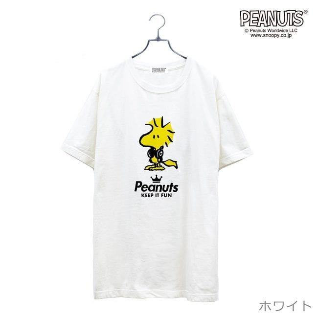 ウッド ストック 半袖 Tシャツ ピグメント 音楽 ヘッドフォン 夏 フェス サークル ストリート メンズ レディース スヌーピー SNOOPY BIG 大きい サイズ S M L LL 3L 4L spc-lm-3