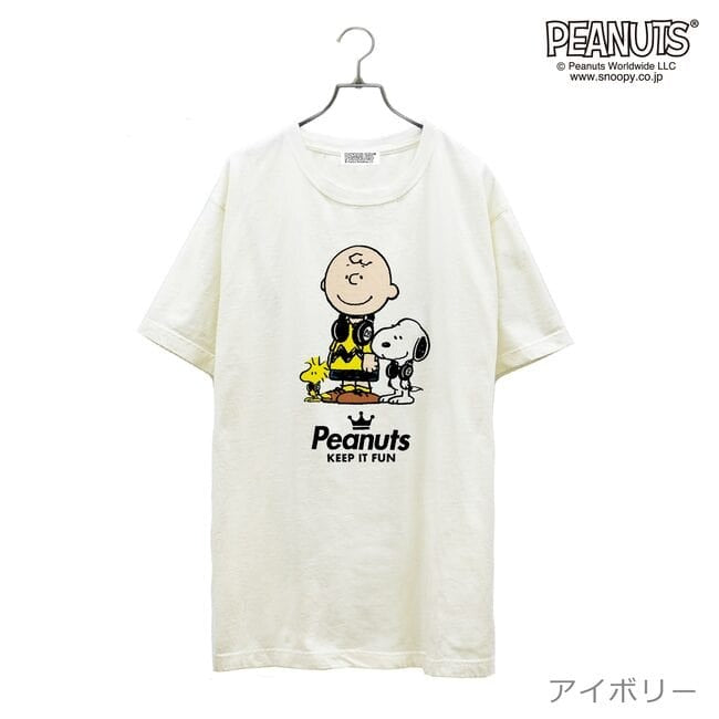 スヌーピー Tシャツ 半袖 音楽 ヘッドフォン 夏 フェス サークル ストリート デザイン メンズ レディース SNOOPY チャーリーブラウン ウッドストック BIG 大きい サイズ S M L LL 3L 4L キャラクター 大人向け spc-lm-4