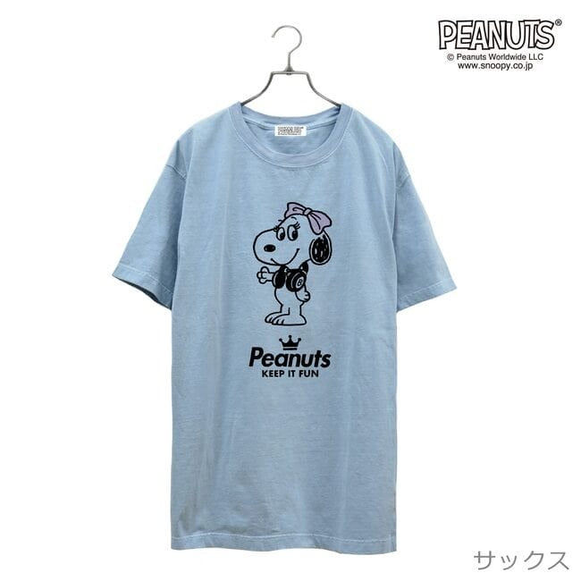 ベル 半袖 Tシャツ ピグメント 音楽 ヘッドフォン 夏 フェス サークル ストリート メンズ レディース スヌーピー SNOOPY BIG 大きい サイズ S M L LL 3L 4L bell spc-lm-5