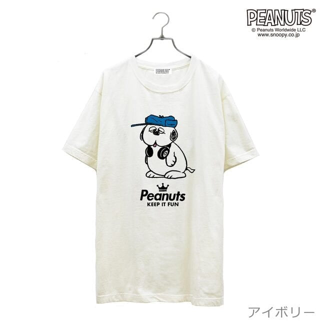 オラフ 半袖 Tシャツ ピグメント 音楽 ヘッドフォン 夏 フェス サークル ストリート メンズ レディース スヌーピー SNOOPY BIG 大きい サイズ S M L LL 3L 4L キャラクター グッズ 大人向け spc-lm-6