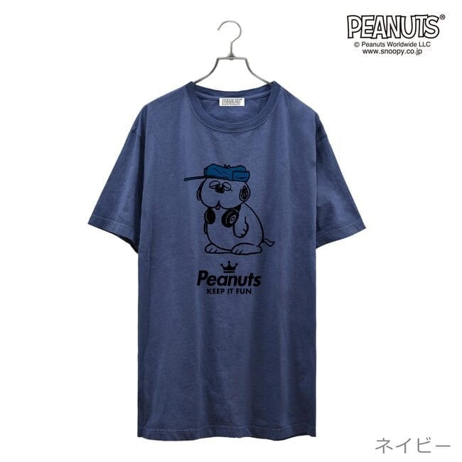 オラフ 半袖 Tシャツ ピグメント 音楽 ヘッドフォン 夏 フェス サークル ストリート メンズ レディース スヌーピー SNOOPY BIG 大きい サイズ S M L LL 3L 4L キャラクター グッズ 大人向け spc-lm-6