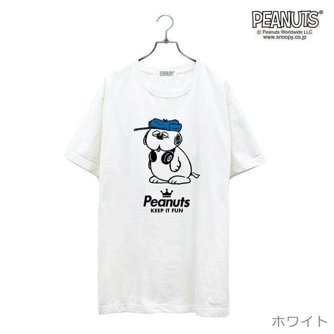 オラフ 半袖 Tシャツ ピグメント 音楽 ヘッドフォン 夏 フェス サークル ストリート メンズ レディース スヌーピー SNOOPY BIG 大きい サイズ S M L LL 3L 4L キャラクター グッズ 大人向け spc-lm-6