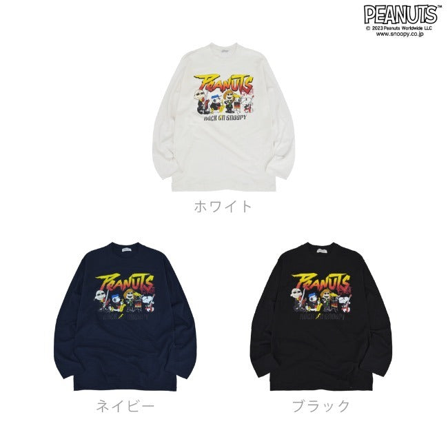 スヌーピー ピーナッツフレンズ ロックオン オラフ 長袖Tシャツ Tシャツ ヘビーウェイト snoopy PEANUTS spc-rb-012