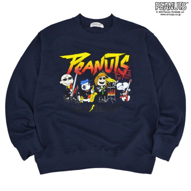 スヌーピー ピーナッツ ロックオン オラフ 裏毛 トレーナー ロック バンド 秋冬 snoopy PEANUTS spc-rb-014