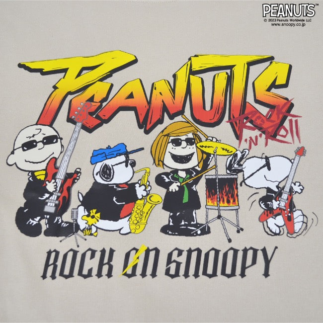 スヌーピー ピーナッツ ロックオン オラフ 裏毛 トレーナー ロック バンド 秋冬 snoopy PEANUTS spc-rb-014