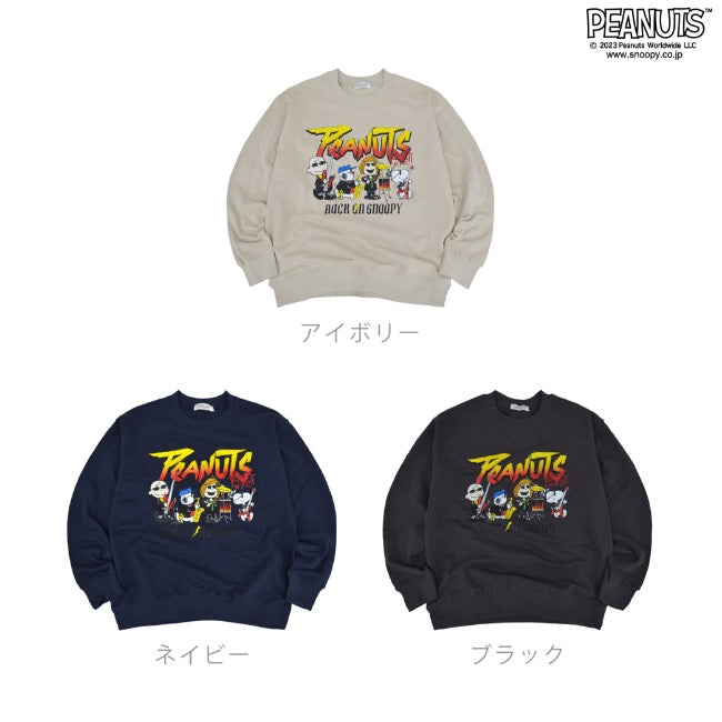 スヌーピー ピーナッツ ロックオン オラフ 裏毛 トレーナー ロック バンド 秋冬 snoopy PEANUTS spc-rb-014