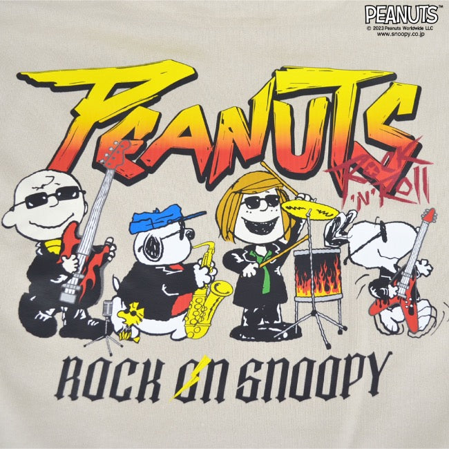 スヌーピー ピーナッツ ロック オラフ 裏毛 プルパーカー バンド 春秋冬 snoopy PEANUTS spc-rb-016