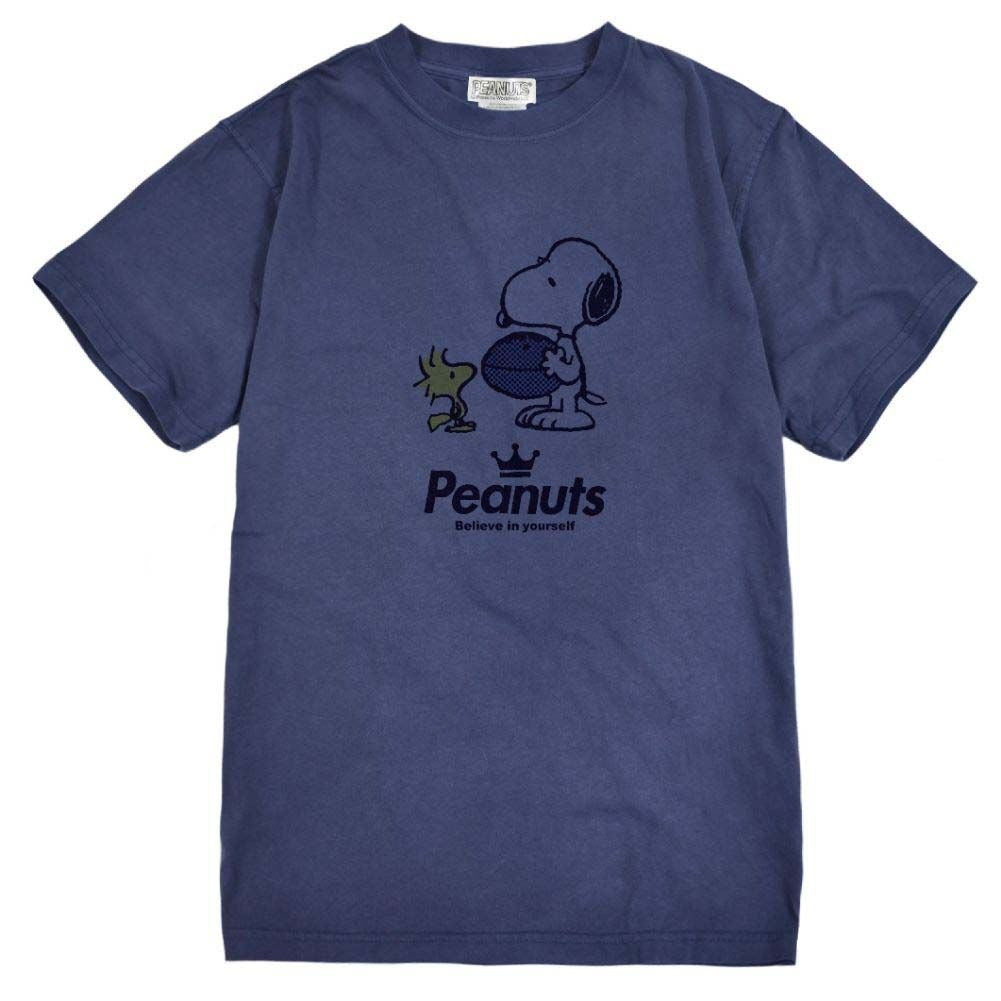 スヌーピー ピグメント 半袖 Tシャツ ラグビー 学園祭 文化祭 学祭 プレゼント ギフト 観戦 チーム 応援 サークル 部活 ユニフォーム メンズ レディース SNOOPY BIG 大きい サイズ S M L LL 3L 4L spc-rg1
