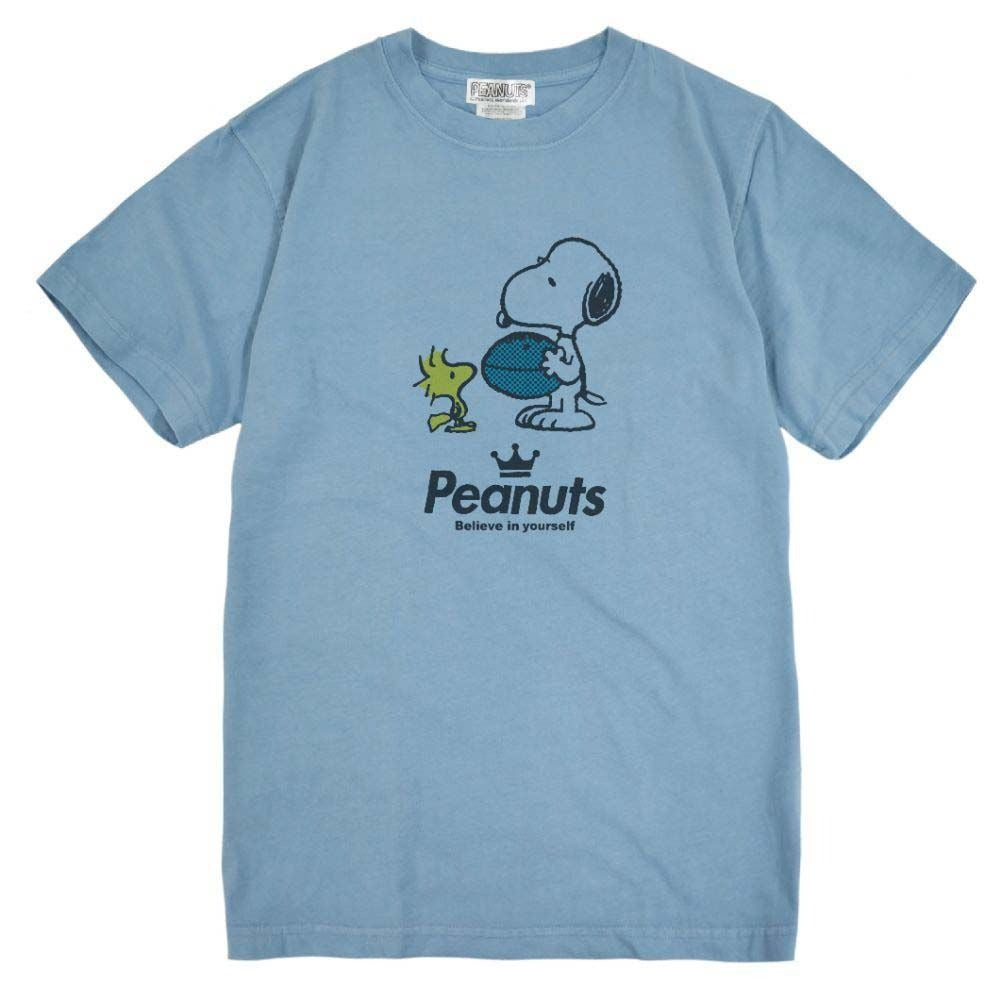 スヌーピー ピグメント 半袖 Tシャツ ラグビー 学園祭 文化祭 学祭 プレゼント ギフト 観戦 チーム 応援 サークル 部活 ユニフォーム メンズ レディース SNOOPY BIG 大きい サイズ S M L LL 3L 4L spc-rg1