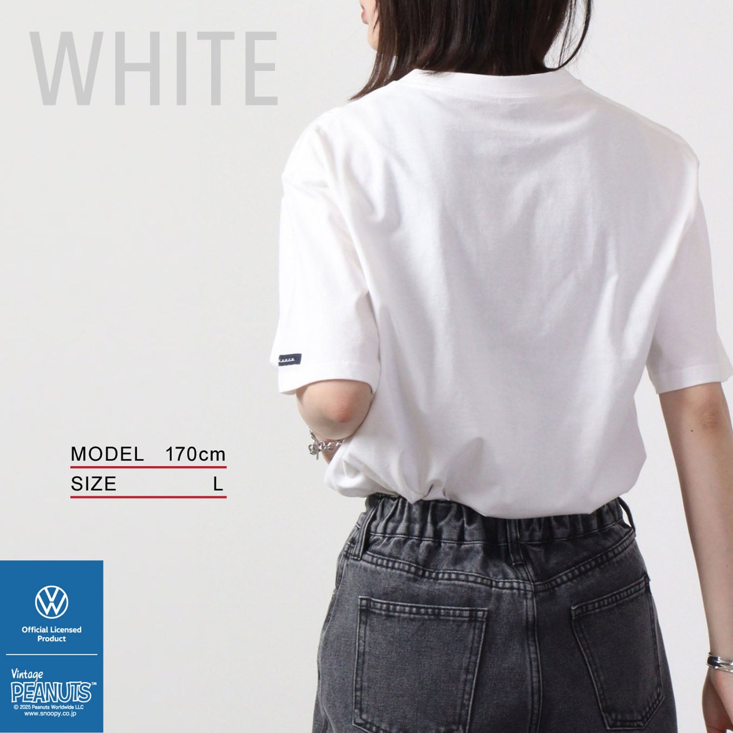スヌーピー ピーナッツ フォルクスワーゲン Tシャツ 半袖 トップス コラボ SNOOPY PEANUTS VOLKSWAGEN svw1132-401