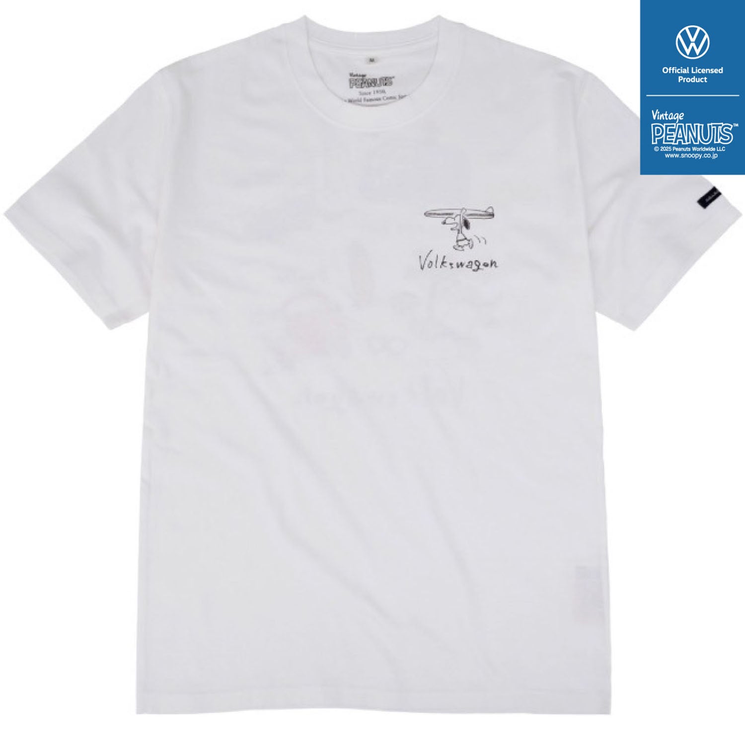スヌーピー ピーナッツ フォルク スワーゲン Tシャツ 半袖 トップス コラボ SNOOPY PEANUTS VOLKSWAGEN svw1132-403