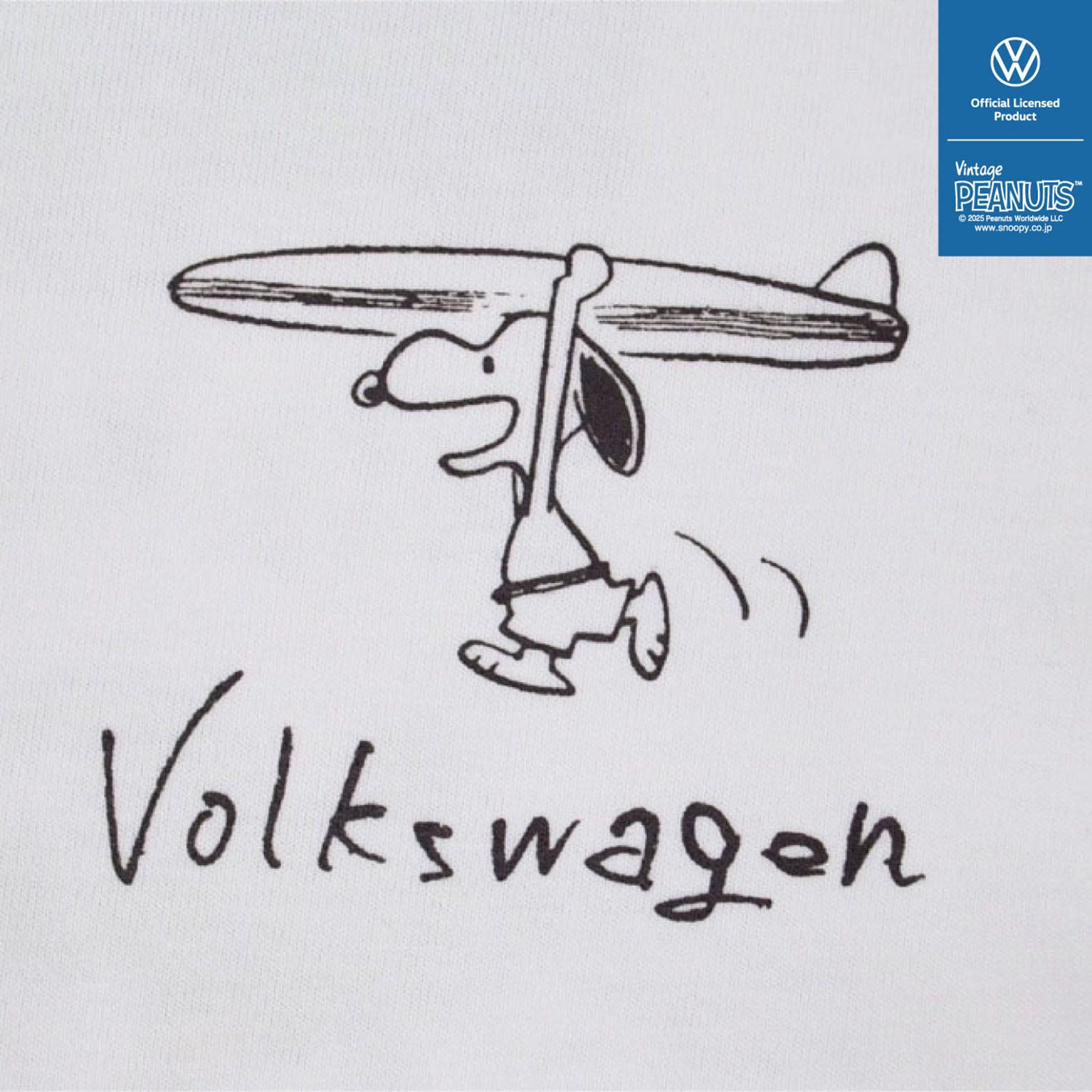 スヌーピー ピーナッツ フォルク スワーゲン Tシャツ 半袖 トップス コラボ SNOOPY PEANUTS VOLKSWAGEN svw1132-403