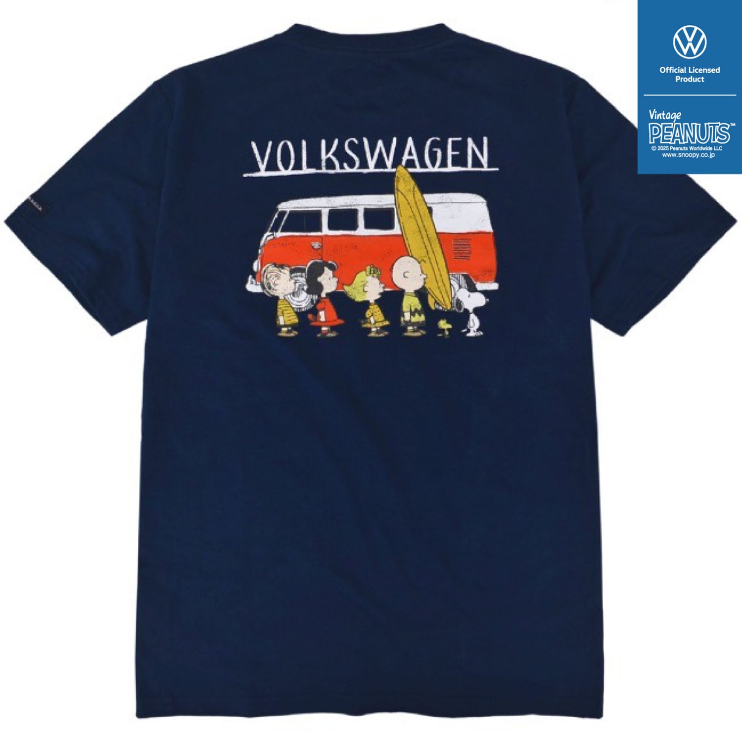 スヌーピー ピーナッツ フォルクス ワーゲン Tシャツ 半袖 トップス コラボ SNOOPY PEANUTS VOLKSWAGEN svw1132-404