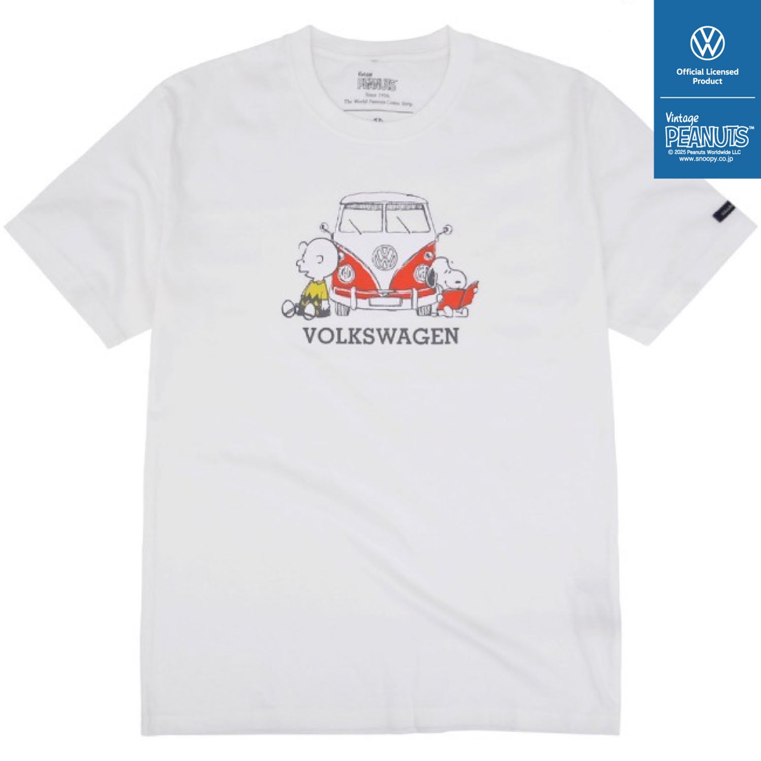 スヌーピー ピーナッツ フォルクス ワーゲン Tシャツ 半袖 トップス コラボ SNOOPY PEANUTS VOLKSWAGEN svw1132-405