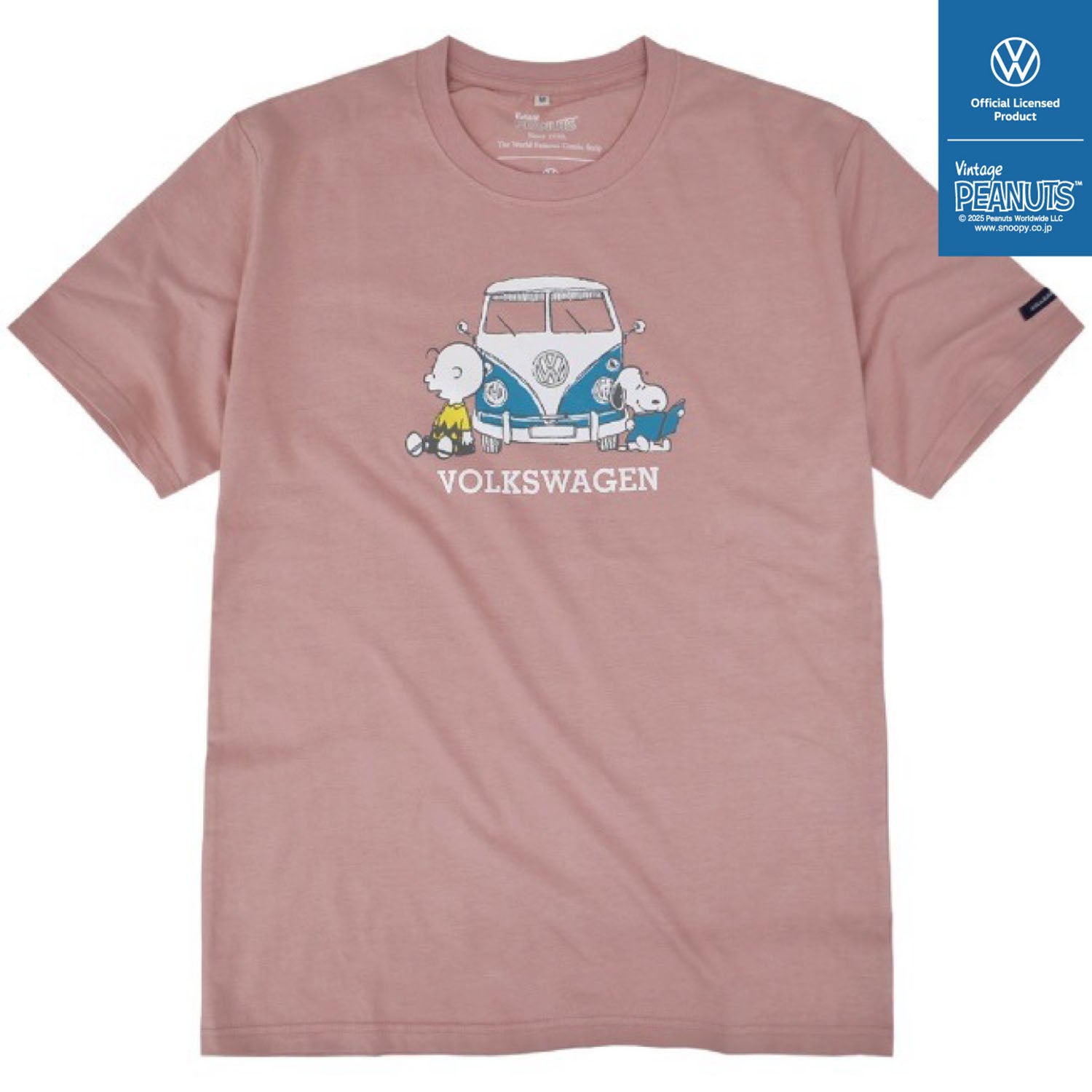 スヌーピー ピーナッツ フォルクス ワーゲン Tシャツ 半袖 トップス コラボ SNOOPY PEANUTS VOLKSWAGEN svw1132-405