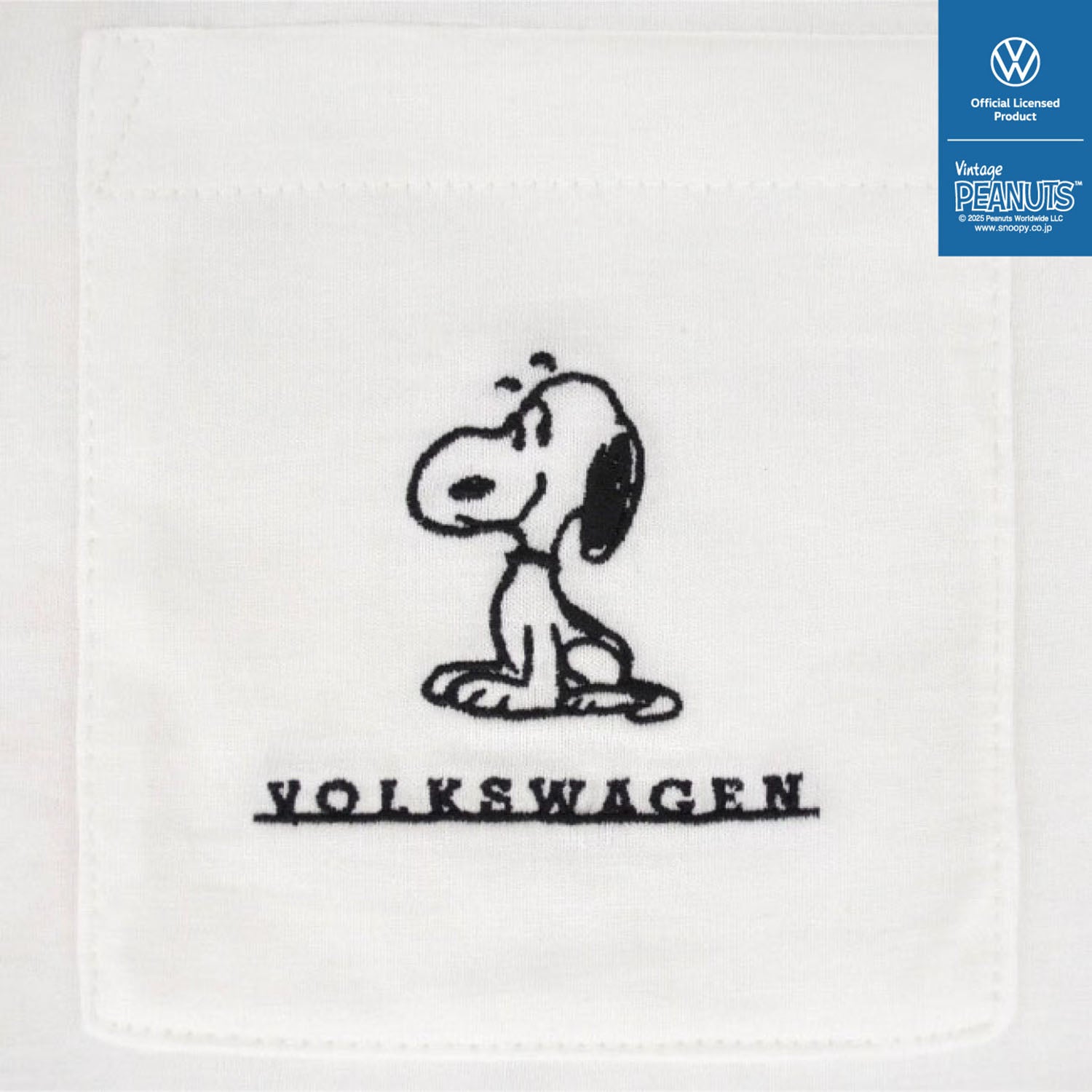 スヌーピー Tシャツ 半袖 刺繍 フォルクスワーゲン トップス 大人 ペアルック 車 プリント SNOOPY PEANUTS Volkswagen svw1142-267