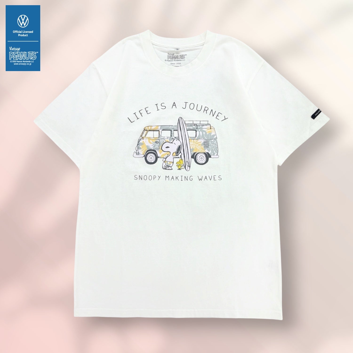スヌーピー フォルクスワーゲン 半袖 Tシャツ 天竺 春 夏 プリント メンズ レディース PEANUTS SNOOPY VOLKSWAGEN svw1152-156