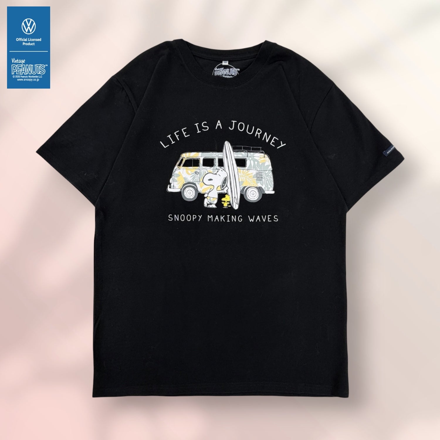 スヌーピー フォルクスワーゲン 半袖 Tシャツ 天竺 春 夏 プリント メンズ レディース PEANUTS SNOOPY VOLKSWAGEN svw1152-156