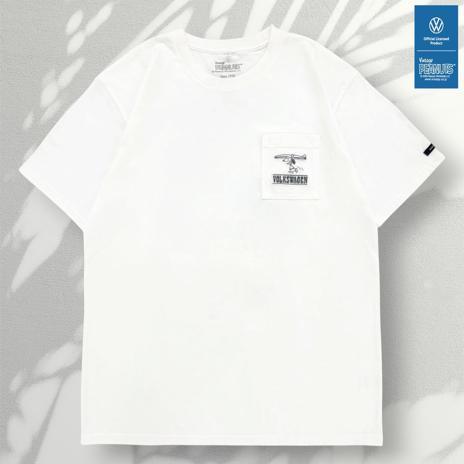 スヌーピー フォルクスワーゲン 半袖 バックプリント Tシャツ 春夏 プリント シャツ PEANUTS SNOOPY VOLKSWAGEN svw1152-157