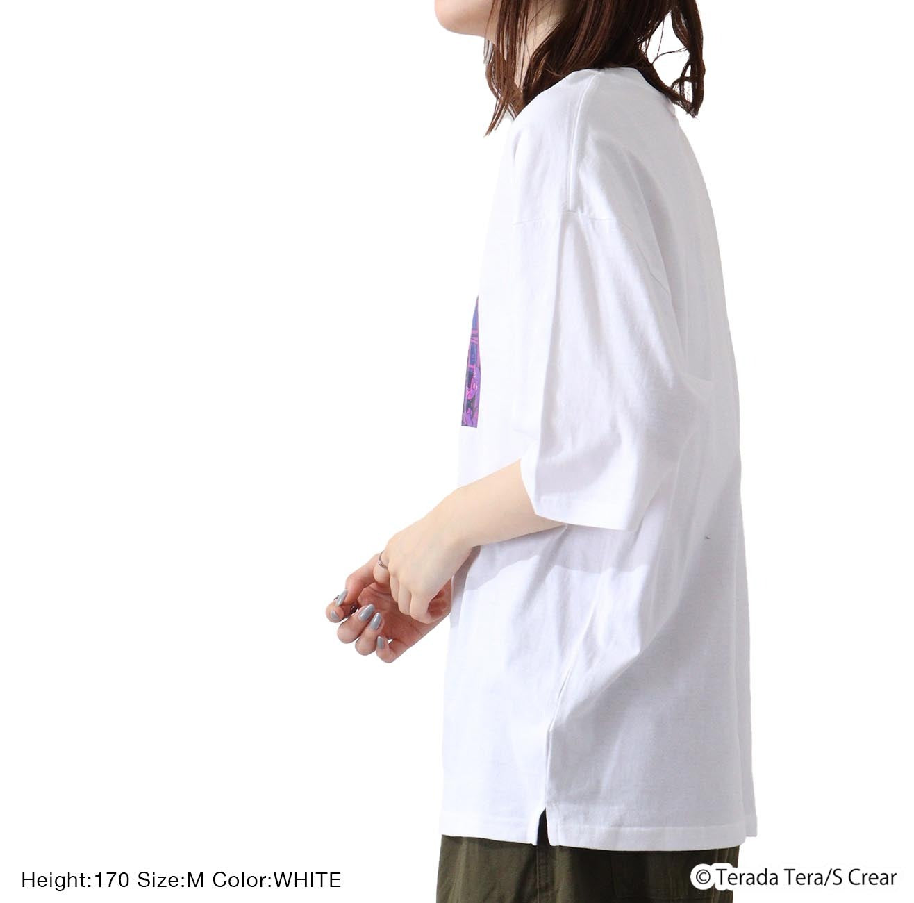 寺田てら Tシャツ トップス イラスト ビックT 半袖 オーバーサイズ クリエイター イラストレーター tt1132-393
