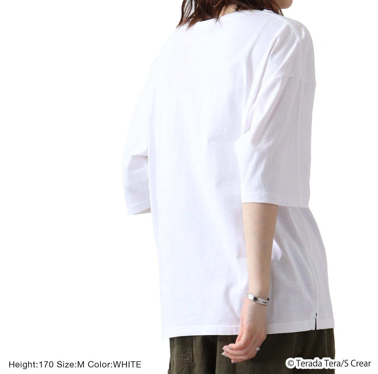 寺田てら Tシャツ トップス イラスト ビックT 半袖 オーバーサイズ クリエイター イラストレーター tt1132-393