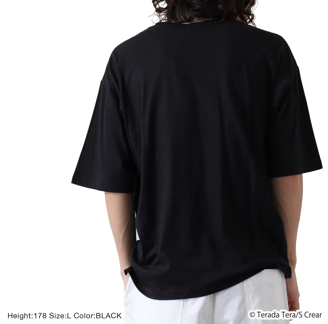 寺田てら Tシャツ トップス イラスト ビックT 半袖 オーバーサイズ クリエイター イラストレーター tt1132-393