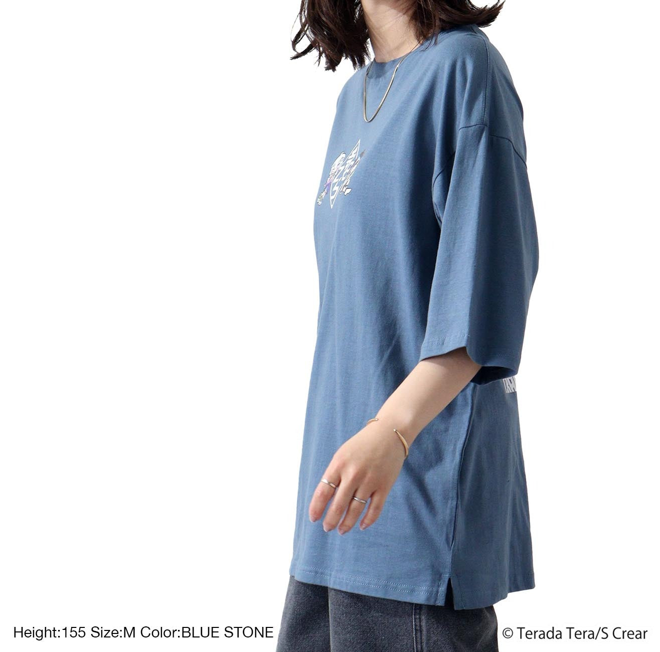 寺田てら Tシャツ トップス イラスト ビックT 半袖 オーバーサイズ クリエイター イラストレーター tt1132-394