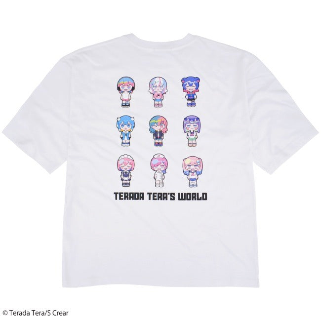 寺田てら Tシャツ トップス イラスト ビックT 半袖 オーバーサイズ クリエイター イラストレーター tt1132-394
